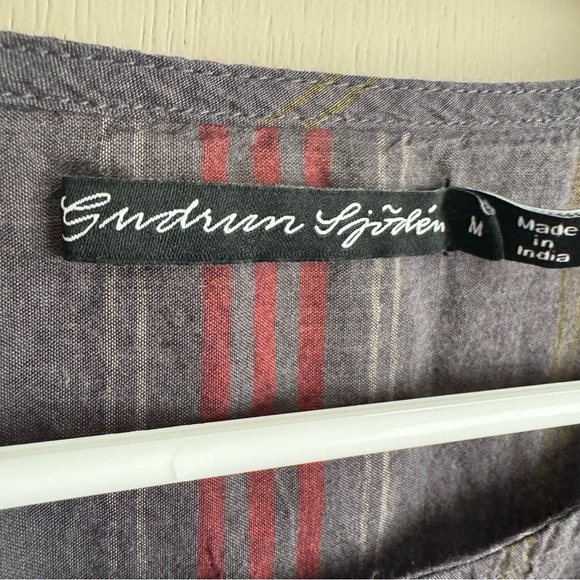 Gudrun Sjoden Kate Gray Plaid Sleeveless Dress - Picture 4 of 6